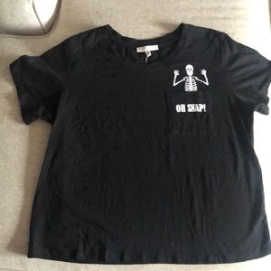 Oh Snap! Black short sleeve T-shirt